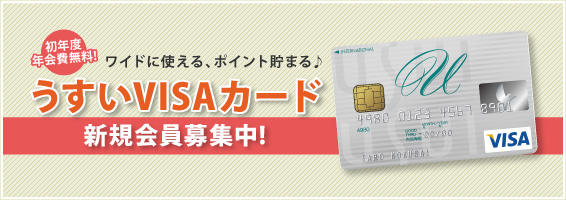 うすいVISAカード