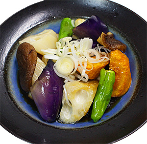 07-秋野菜の揚げ浸し