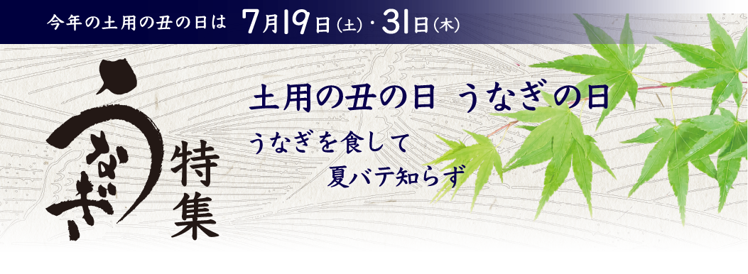 うなぎ特集