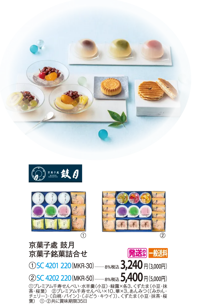 京菓子處 鼓月　京菓子銘菓詰合せ