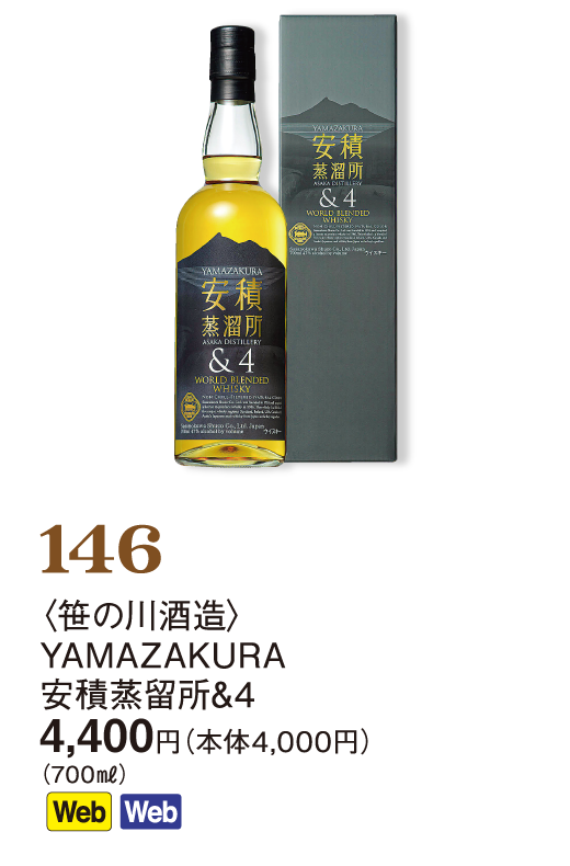 146〈笹の川酒造〉YAMAZAKURA 安積蒸留所&4