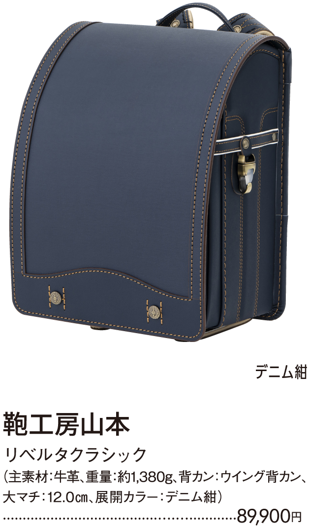 鞄工房山本　リベルタクラッシック　デニム紺