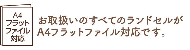 A4フラットファイル対応
