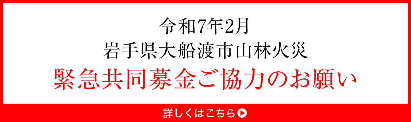 令和7年2月 岩手県大船渡市山林火災　緊急共同募金ご協力のお願い