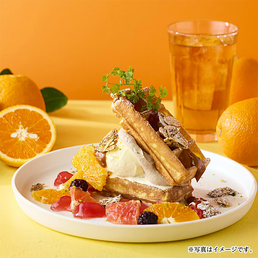 12-25初夏_オレンジとアールグレイのワッフル_Tea1