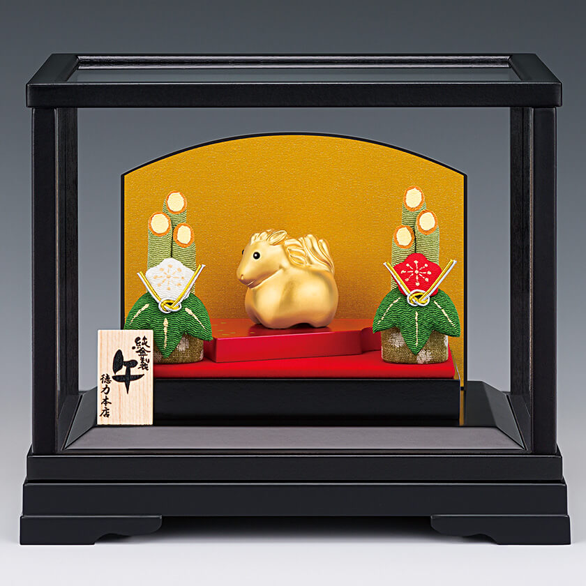 08-徳力_純金製干支置物午_2511外商